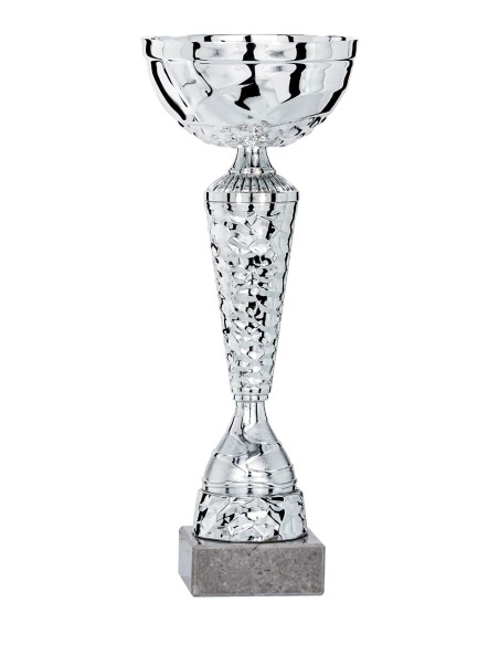 Coupe Économique Métal - 27 cm - Argent - Réf FSP-1983