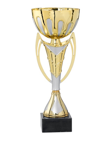 Coupe Économique Métal - 36 cm - Or / Argent Mat - Réf FSP-3203
