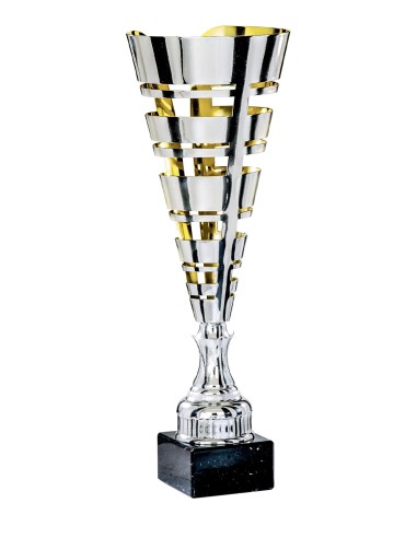 Coupe Laser Métal - 41 cm - Argent / Or - Réf FSP-3871