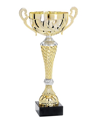 Coupe Premium Métal - 29 cm - Or / Argent - Réf FSP-4011