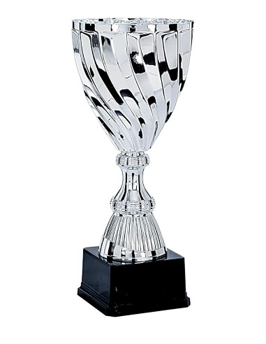 Coupe Premium Métal - 29 cm - Tout Argent - Réf FSP-4462