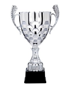 Coupe Prestige Métal - 40 cm - Argent / Argent Mat - Réf FSP-5902