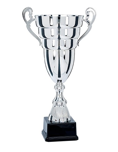 Coupe Prestige Métal - 49 cm - Tout Argent - Réf FSP-6692