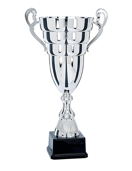 Coupe Prestige Métal - 49 cm - Tout Argent - Réf FSP-6692