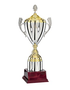 Coupe - 62 cm - Argent / Or - Réf FSP-7742WG18C