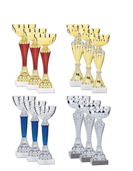 Lot de 12 coupes 2026 hauteur moyenne 21 cm | Récompense de Qualité !