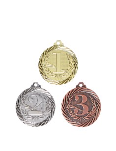MEDAILLE 32MM N°1 Or 3 couleurs