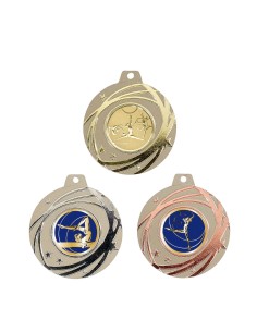 MÉDAILLE PERSONNALISABLE EN Ø50 MM. RÉF : 023 - FINITION OR-ARG-BRZ - RÉF FSP-023