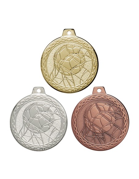 MÉDAILLE PERSONNALISABLE EN Ø40 MM. RÉF : Q-023 - FINITION OR-ARG-BRZ - RÉF FSP-Q-023