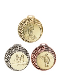 MÉDAILLE PERSONNALISABLE EN Ø70 MM. RÉF : 092 - FINITION OR-ARG-BRZ - RÉF FSP-092