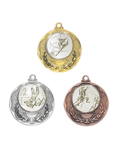 MEDAILLE 40MM DESTOCKAGE Or 3 couleurs