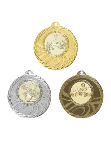 MEDAILLE 50MM Or 3 couleurs FSP-090