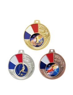 MEDAILLE 50MM DESTOCKAGE Or 3 couleurs