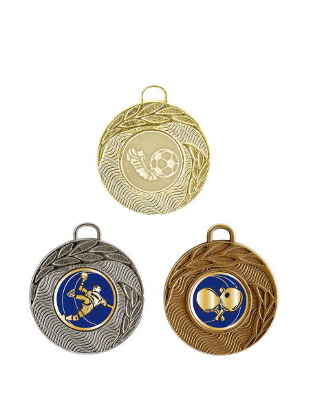 MEDAILLE 50MM Or 3 couleurs FSP-S3