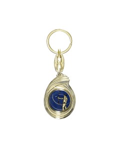 PORTE CLEF PERSONNALISABLE OR 50MM PASTILLE 25MM FSP-KC03