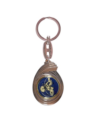 PORTE CLEF PERSONNALISABLE BRONZE 50MM PASTILLE 25MM FSP-KC05