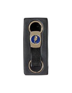 PORTE CLEF PERSONNALISABLE ARGENT 40MM PASTILLE 25MM FSP-KC11