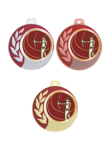 MEDAILLE 70MM 027D ARCHER Or 3 couleurs