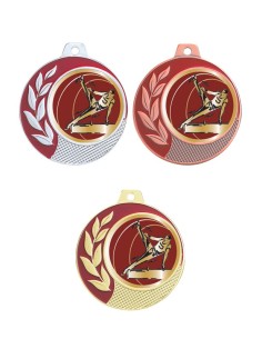 MEDAILLE 70MM 027D GYM H Or 3 couleurs