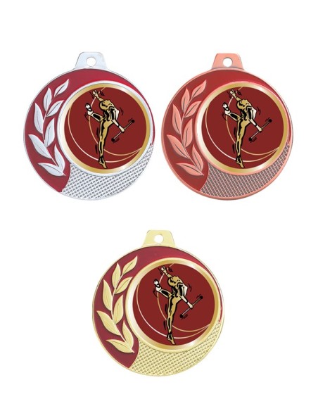 MEDAILLE 70MM 027D TWIRLINGING Or 3 couleurs