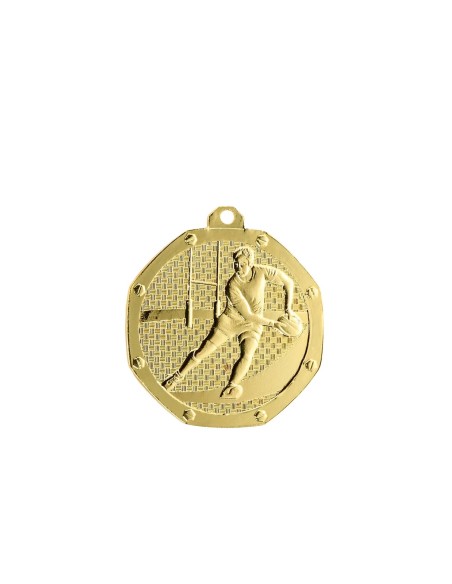 MEDAILLE 50MM RUGBY OR FSP-DB16D