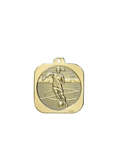 MEDAILLE 40MM FOOT FEMININ OR