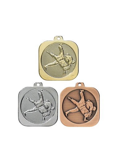 MEDAILLE 40MM JUDO Or 3 couleurs FSP-DK11