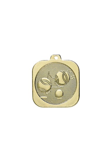 MEDAILLE 40MM PETANQUE OR