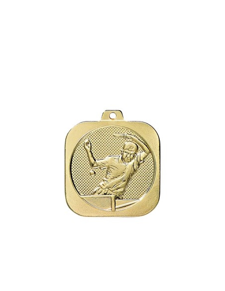MEDAILLE 40MM PING PONG OR