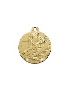MÉDAILLE 40MM RUGBY - NE13 - RÉF FSP-NE13D