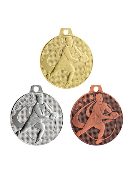 MÉDAILLE 70MM RUGBY - Q - 102 - RÉF FSP-Q-102