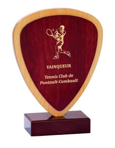 Trophée Bois Personnalisé - Réf FSP-152-33