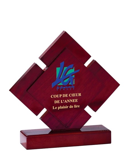 Trophée Bois Personnalisé - Réf FSP-152-53