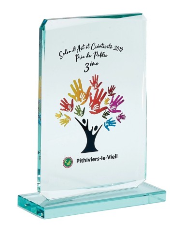 Trophée Verre Personnalisé - Réf FSP-155-71