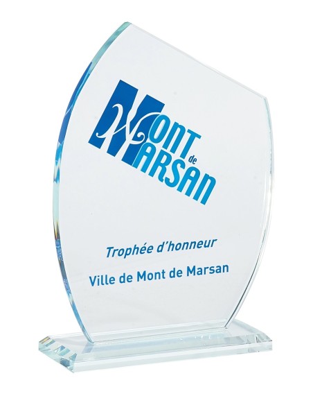 Trophée Verre Personnalisé - Réf FSP-156-13