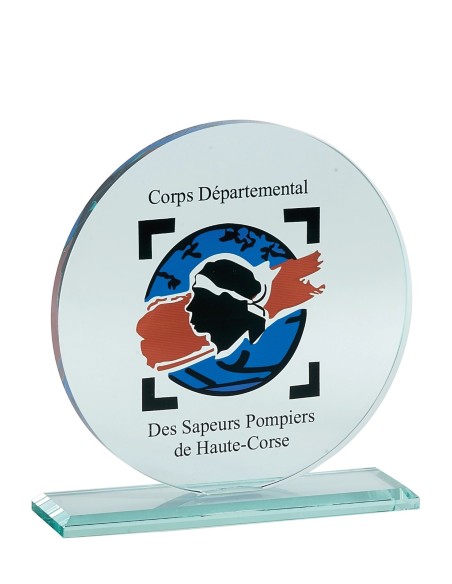 Trophée Verre Personnalisé - Réf FSP-156-61