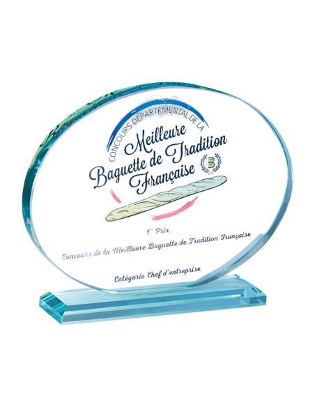 Trophée Verre Personnalisé - Réf FSP-157-12
