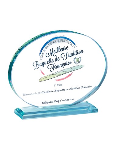 Trophée Verre Personnalisé - Réf FSP-157-13