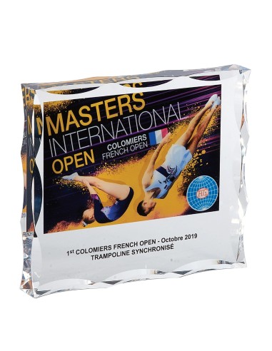 Trophée Plexi Personnalisé - Réf FSP-158-02