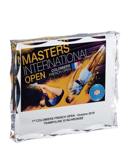 Trophée Plexi Personnalisé - Réf FSP-158-02