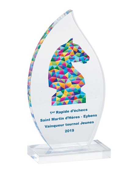 Trophée Plexi Personnalisé - Réf FSP-158-51