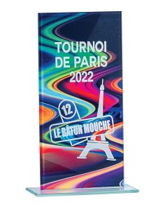 Trophée Verre Personnalisé - Réf FSP-160-22