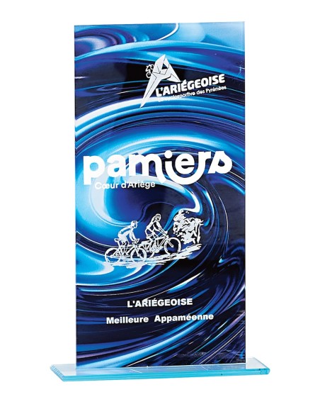 Trophée Verre Personnalisé - Réf FSP-160-32