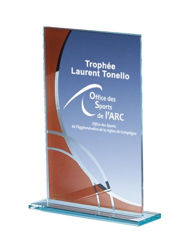 Trophée Verre Personnalisé - Réf FSP-162-31