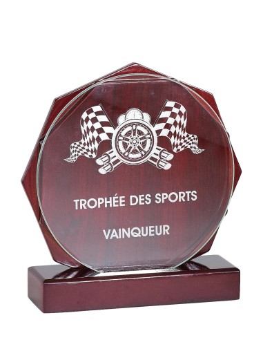 Trophée Bois Personnalisé - Réf FSP-164-21