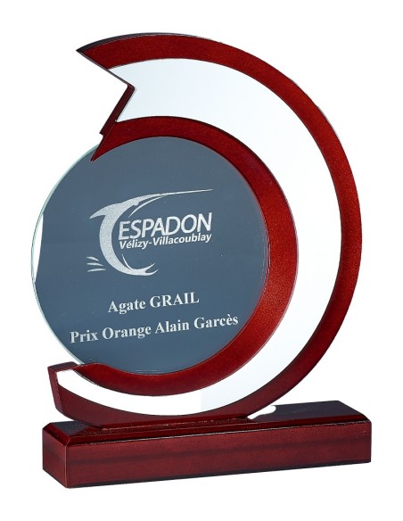 Trophée Bois Personnalisé - Réf FSP-164-61