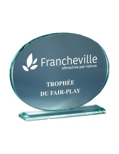 Trophée Verre Personnalisé - Réf FSP-166-42