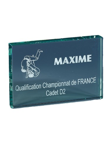 Trophée Verre Personnalisé - Réf FSP-167-25