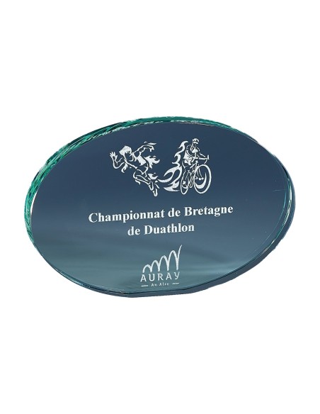 Trophée Verre Personnalisé - Réf FSP-167-44