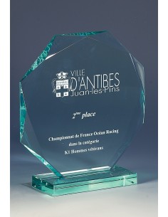 Trophée Verre Personnalisé - Réf FSP-169-62